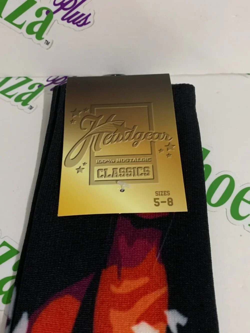 Headgear Classics Socks Aaliyah Haughton Birds Crew Black Mens Size 5 - 8